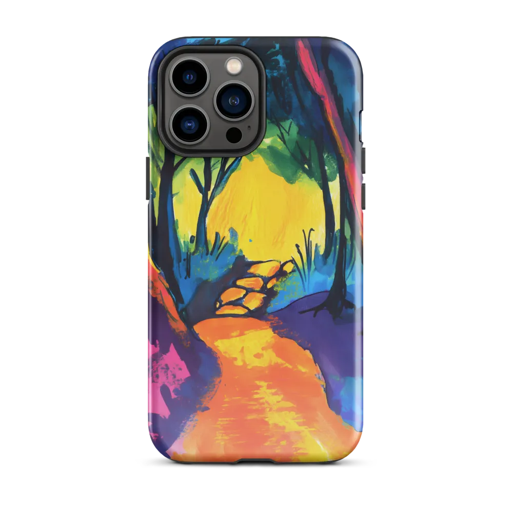 Path Through a Vibrant Forest