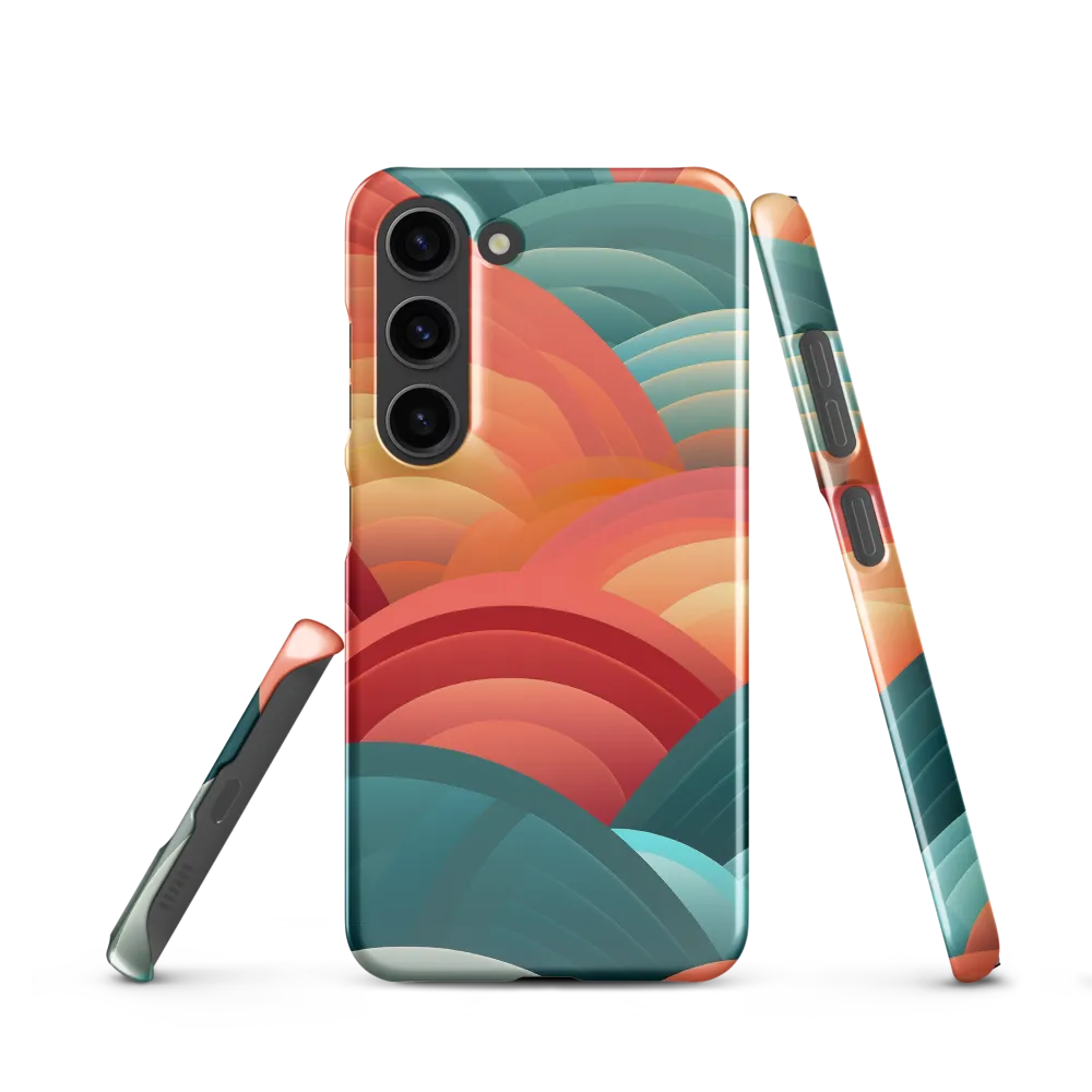 Rhythms of the Waves | Phone Case |  S23 | Snap Case | Glossy