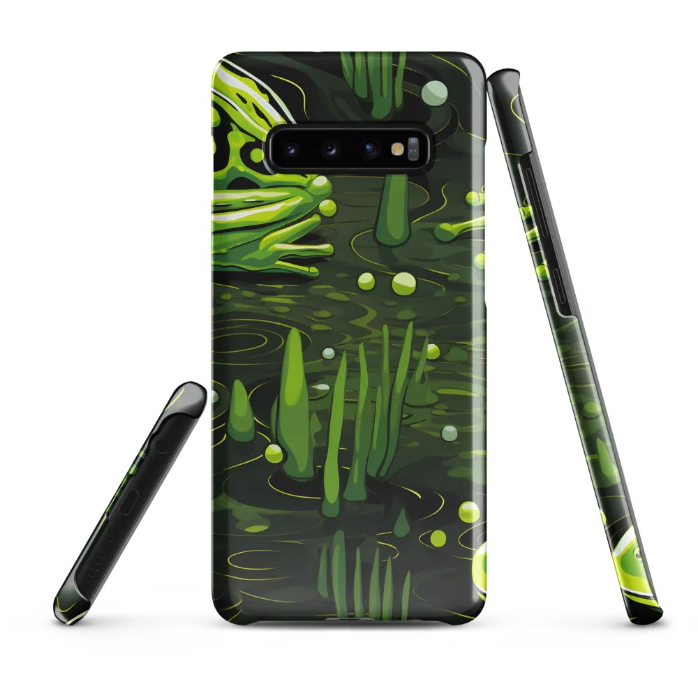 Green Harmony: Life Beneath the Surface | Phone Case |  S10 Plus | Snap Case | Glossy