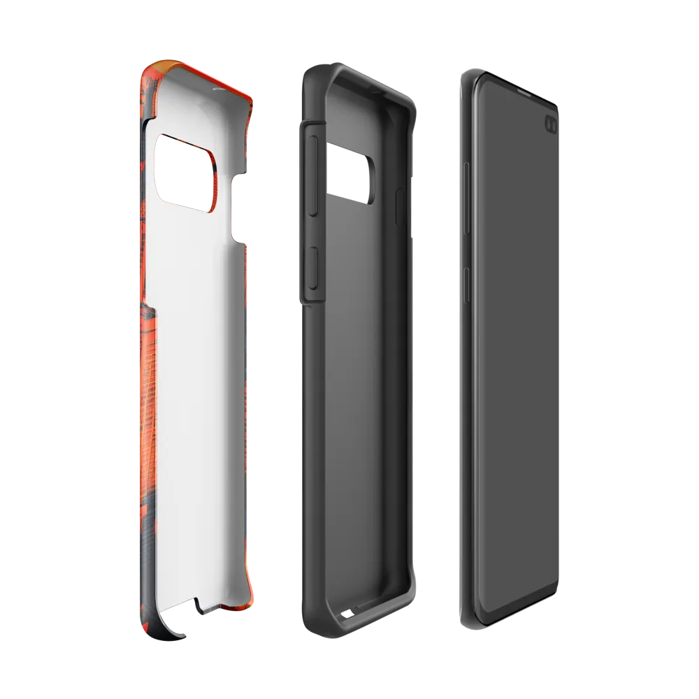 Urban Dawn: A Digital Ode to Skyscrapers | Phone Case |  S10 | Tough Case | Glossy
