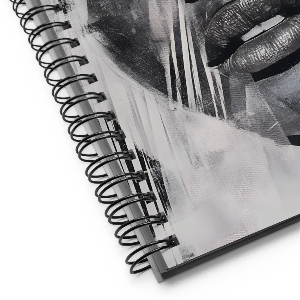 Fragmented Reflections: A Contemporary Portrait | Spiral Notebook