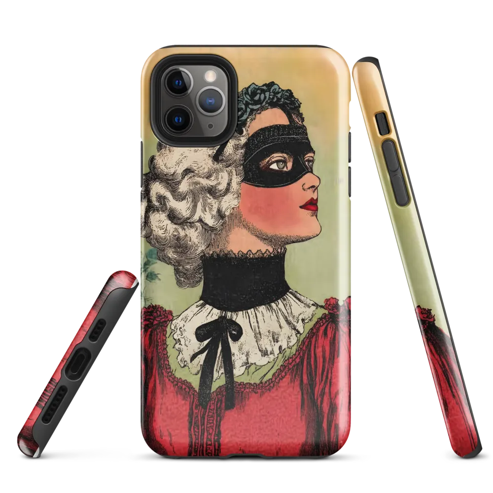 Masked Elegance | Phone Case |  11 Pro Max | Tough Case | Glossy