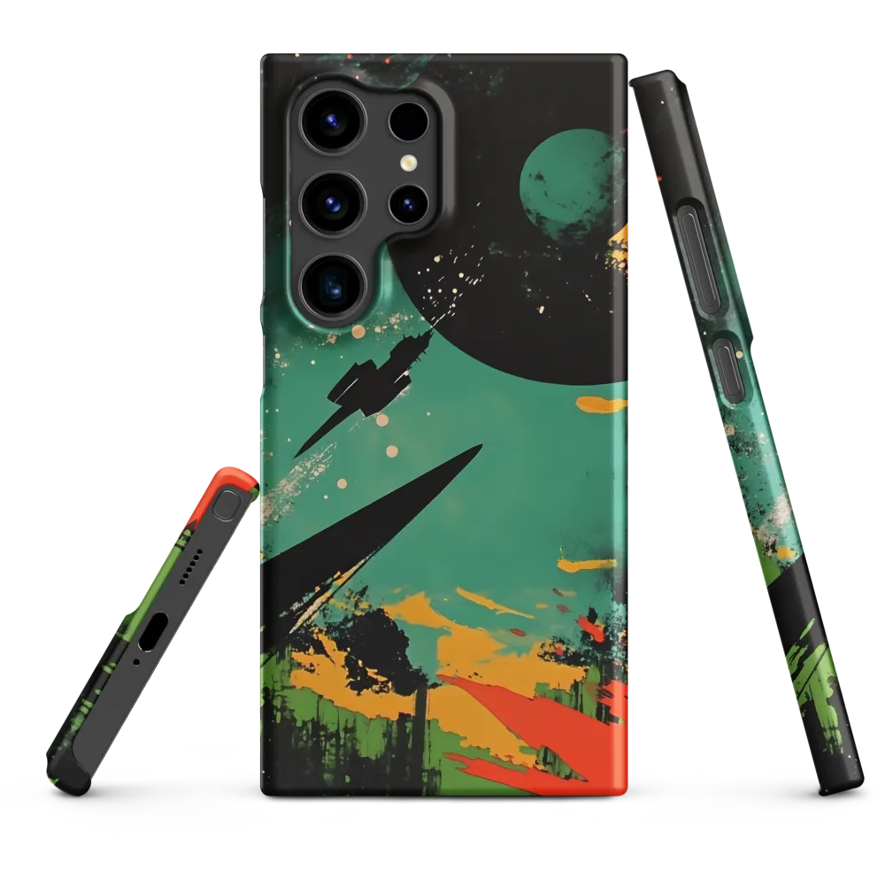 Journey Through the Cosmic Canvas | Phone Case |  S24 Ultra | Snap Case | Matte