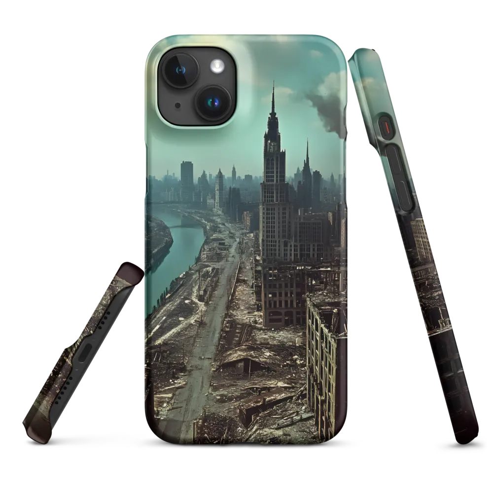 Urban Ruins: A Futuristic Reflection | Phone Case |  15 Plus | Snap Case | Matte