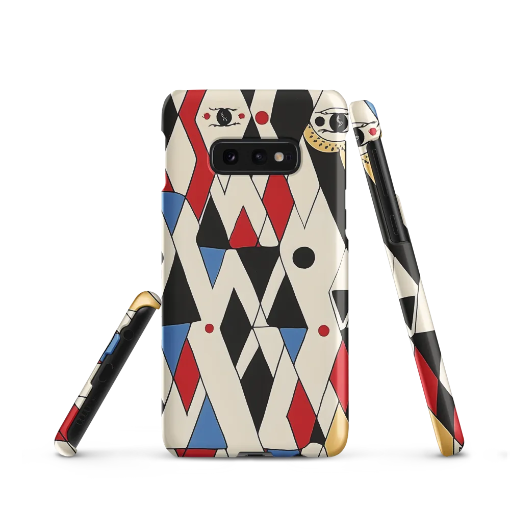 Dynamic Geometric Symphony | Phone Case |  S10e | Snap Case | Matte