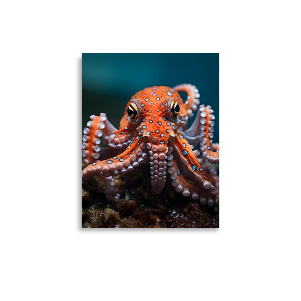 Curiosity of the Deep: The Orange Octopus | Poster | 11″×14″