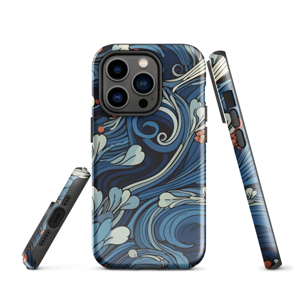 Nature's Elegance: An Oceanic Tapestry | Phone Case |  14 Pro | Tough Case | Glossy
