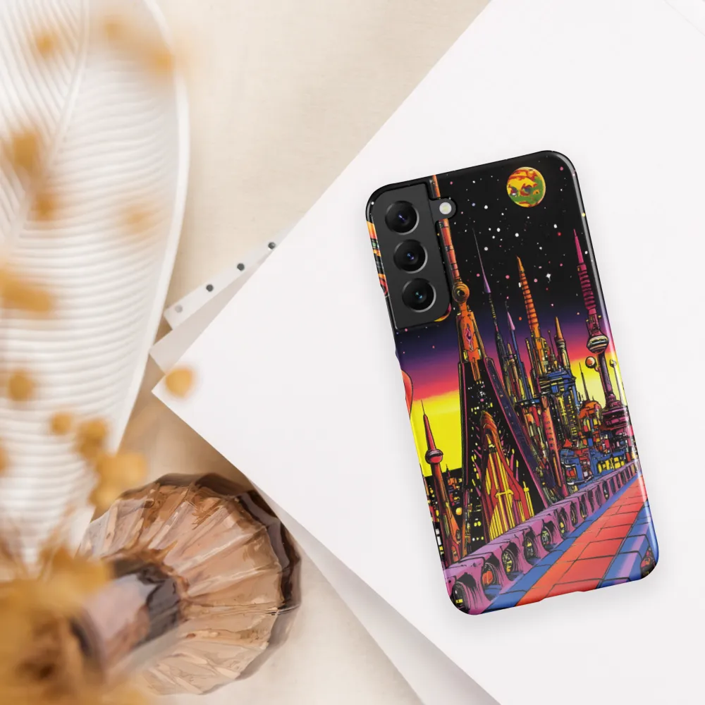 Futuristic Cosmos: A Journey Through Neon Cities