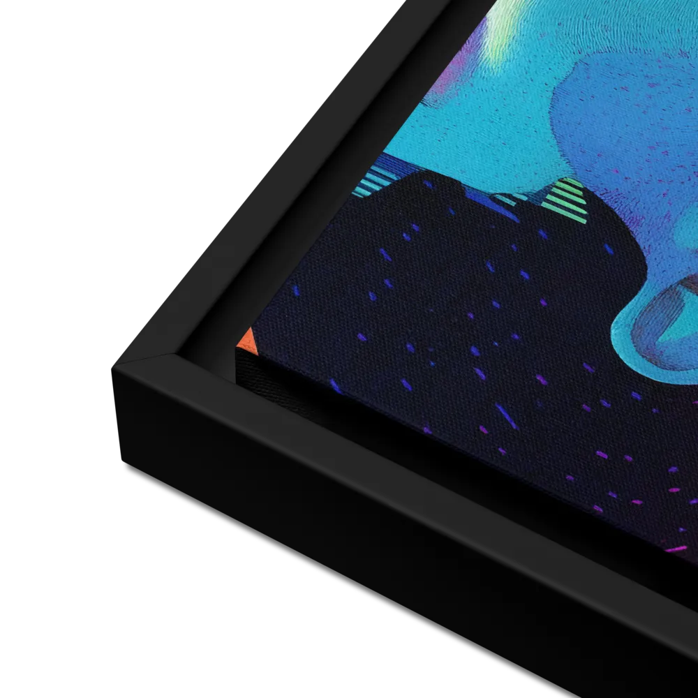 Ethereal Reverie | Canvas with Black Frame | 12″×16″