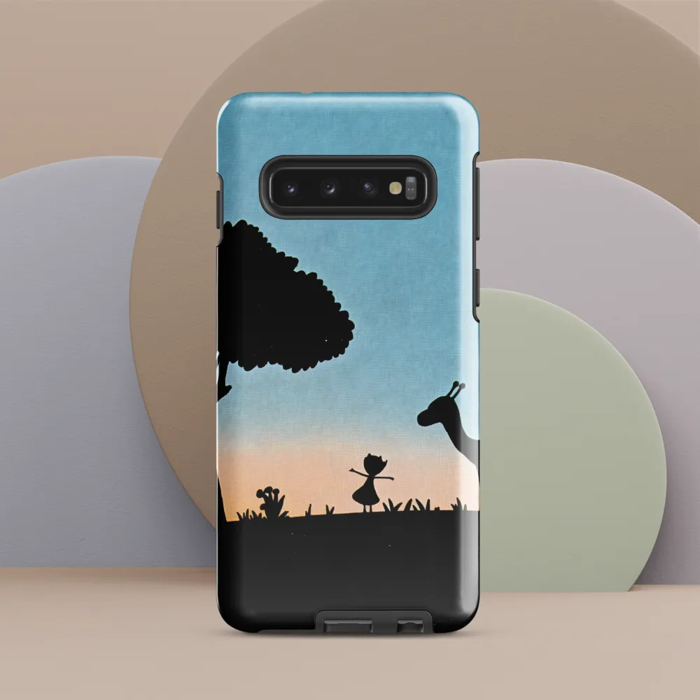 Curiosity in the Silhouette | Phone Case |  S10 | Tough Case | Glossy