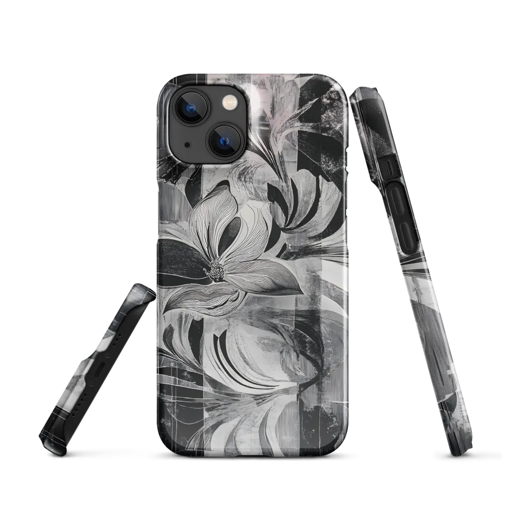 Floral Fusion in Monochrome