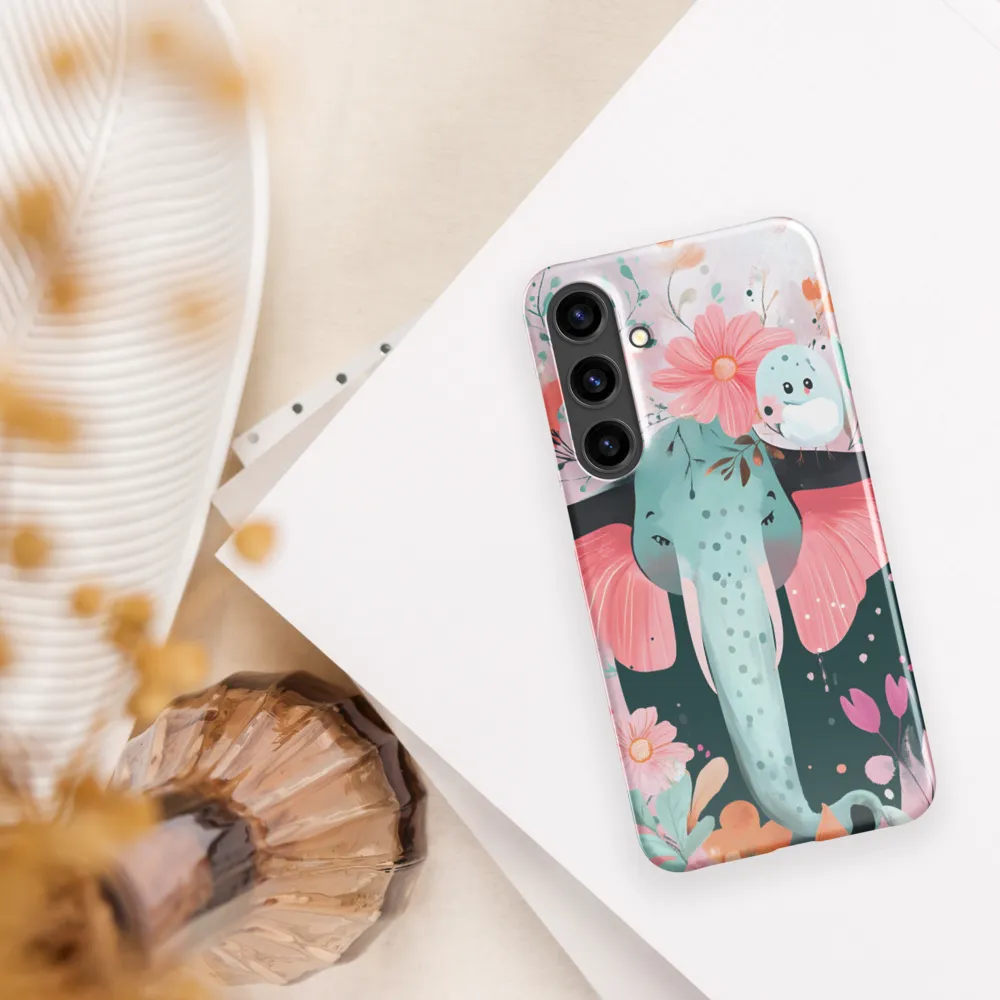 Whimsical Elephant in Bloom