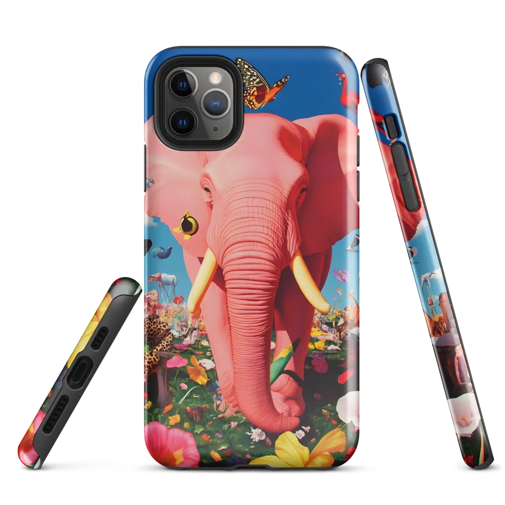 Surreal Garden: The Pink Elephant | Phone Case |  11 Pro Max | Tough Case | Glossy