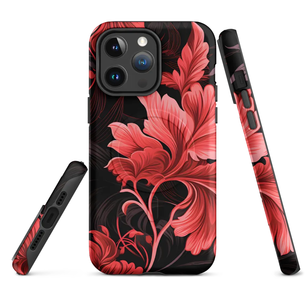 Tropical Elegance in Red