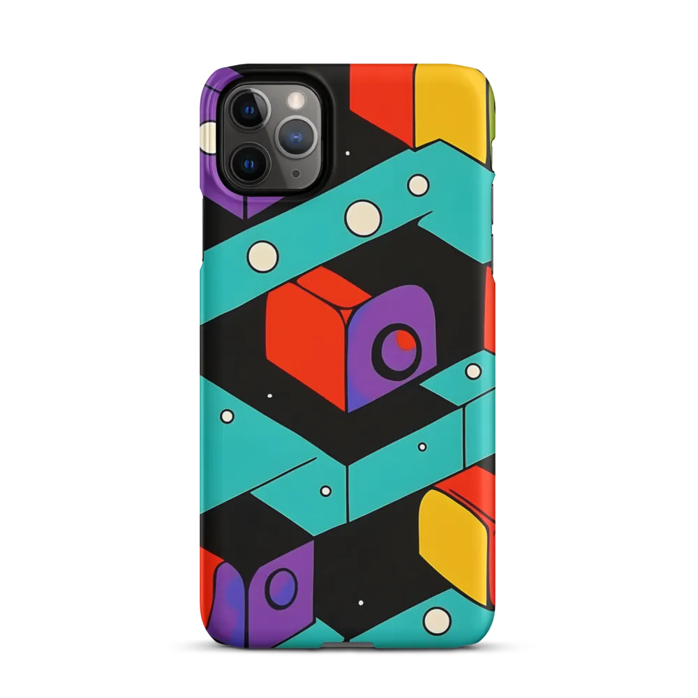 Vibrant Geometric Harmony | Phone Case |  11 Pro Max | Snap Case | Matte