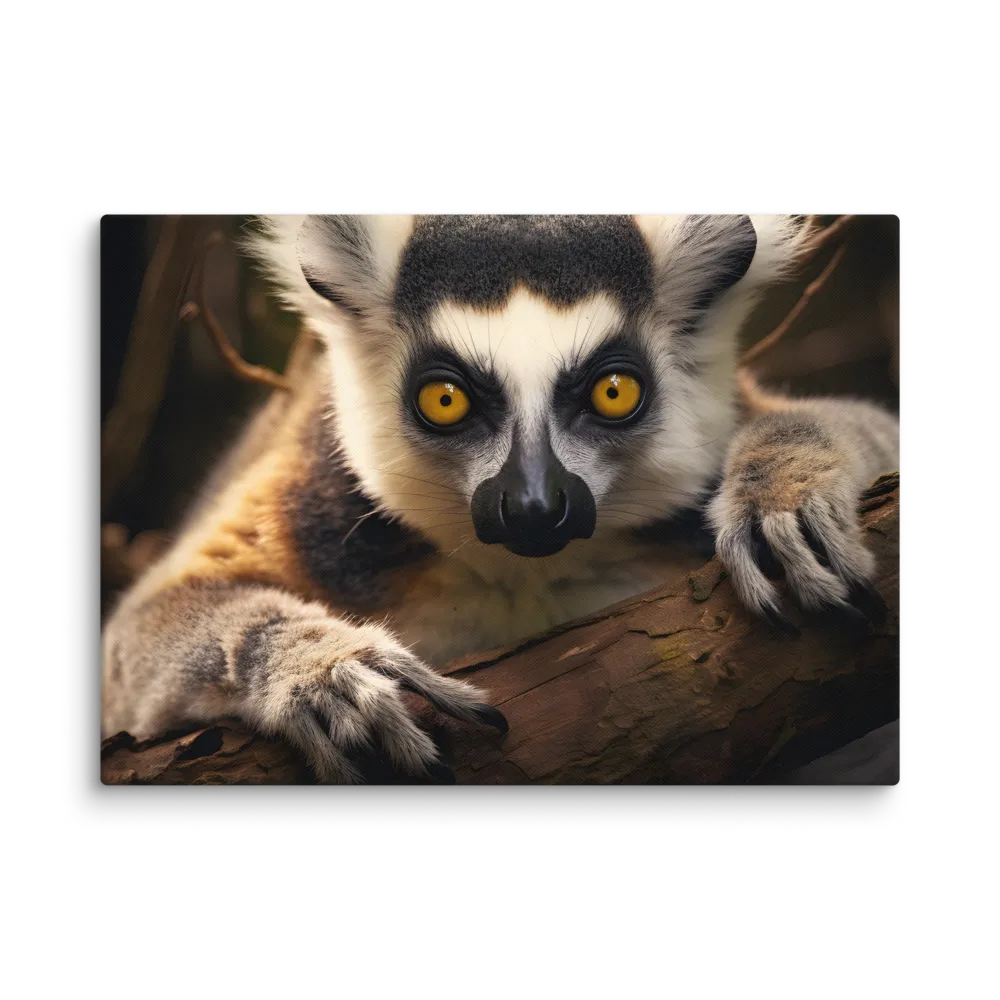 The Watchful Lemur | Canvas | 20″×28″