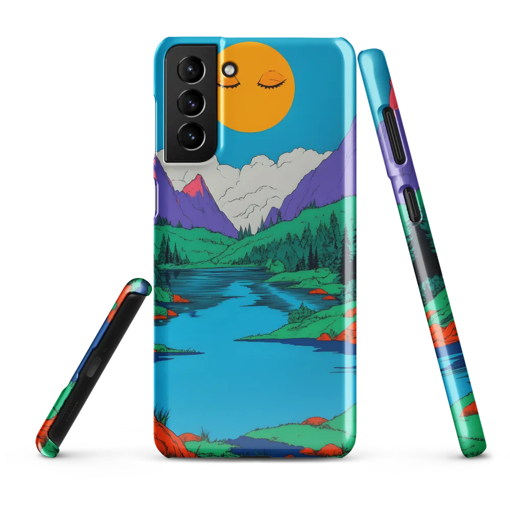 Whimsical Serenity in Vibrant Colors