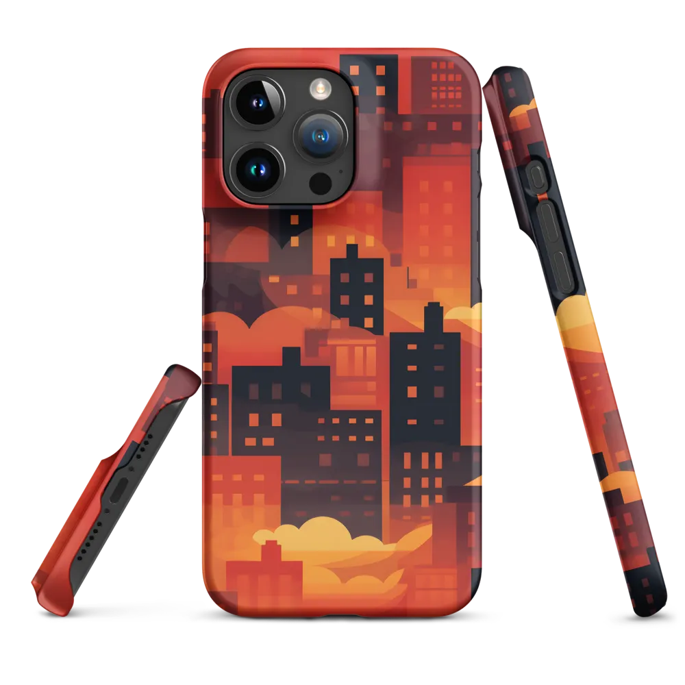Radiance of the Urban Horizon | Phone Case |  15 Pro Max | Snap Case | Matte