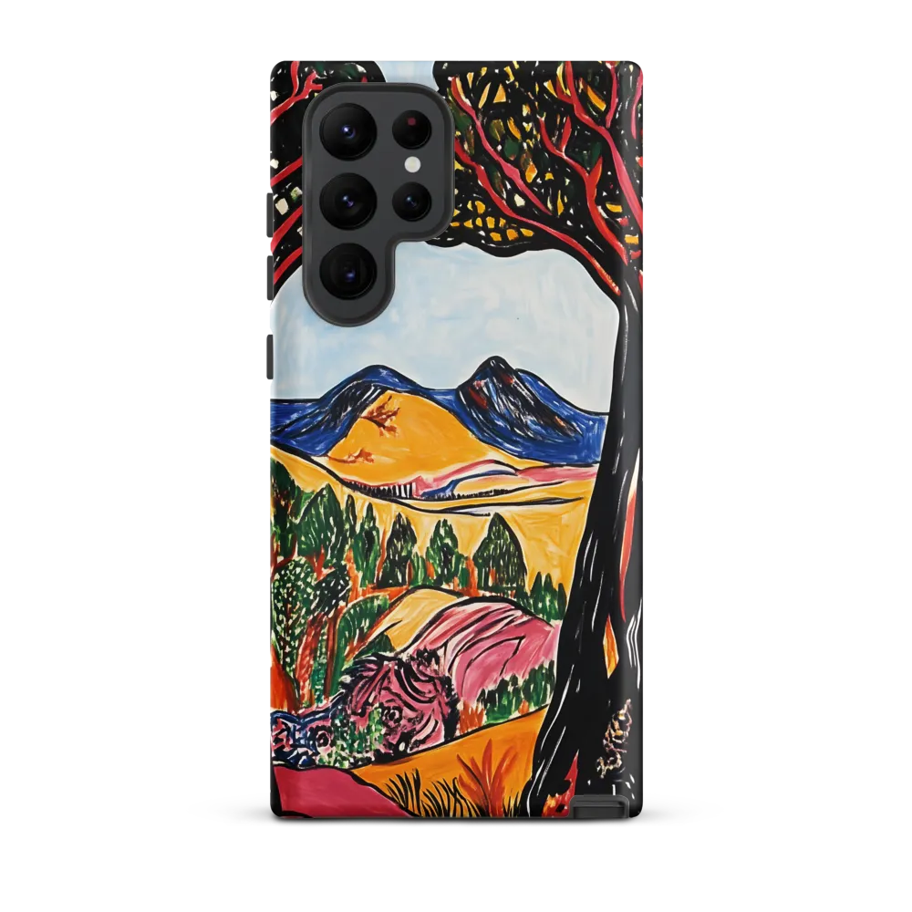 Vibrant Nature's Embrace | Phone Case |  S22 Ultra | Tough Case | Matte