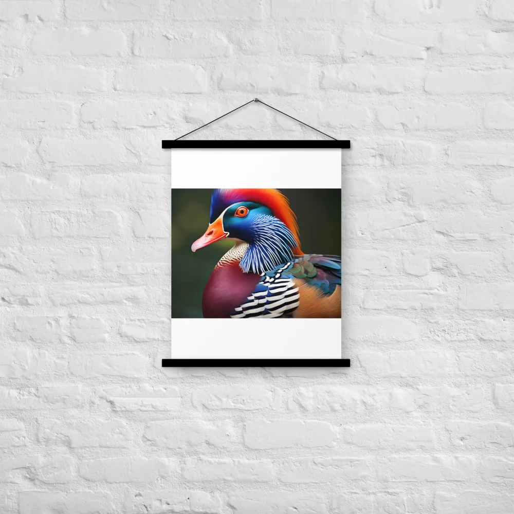 The Majestic Mandarin | Poster With Black Wood Hanger | 18″×24″