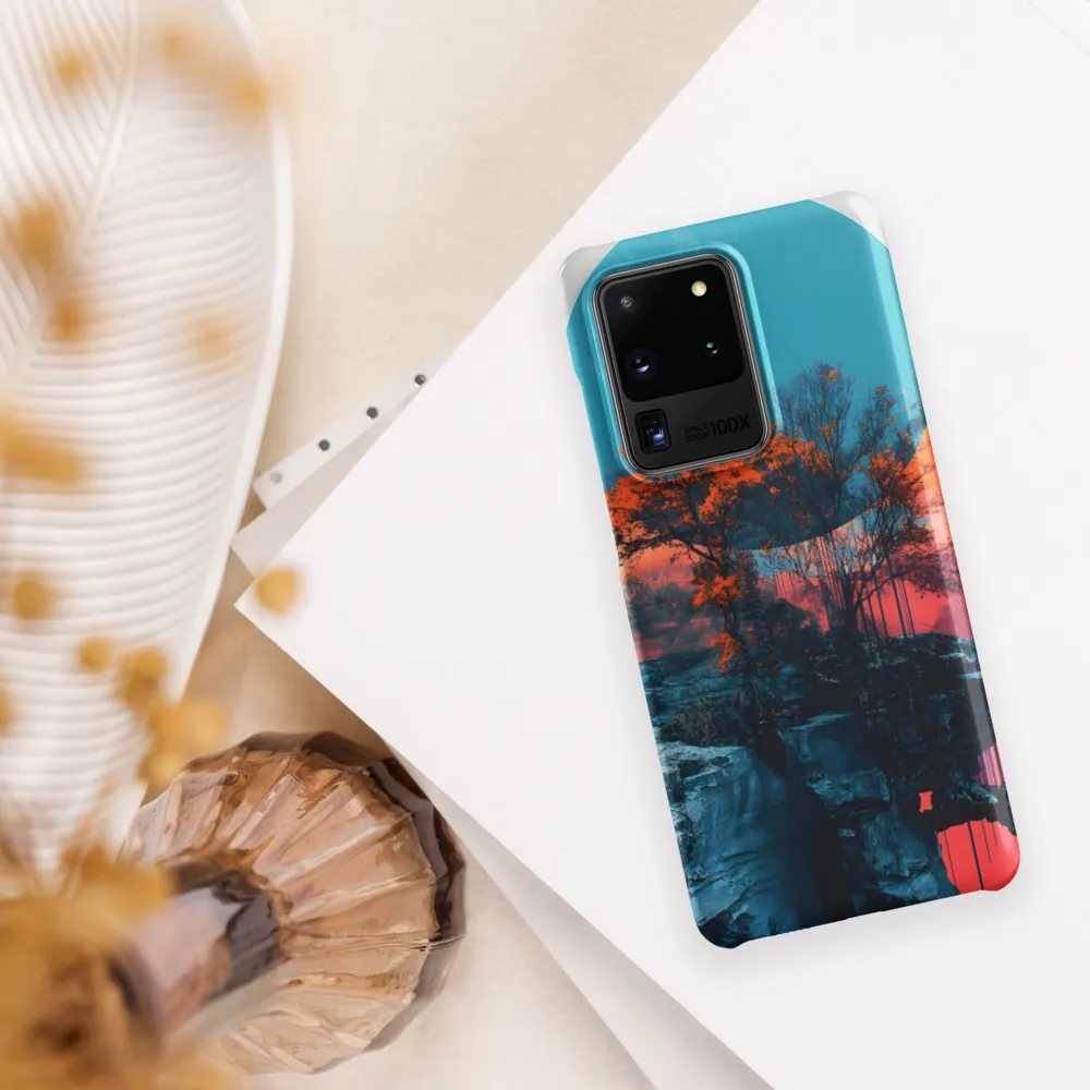 Ethereal Landscapes: A Dance of Color and Form | Phone Case |  S20 Ultra | Snap Case | Matte