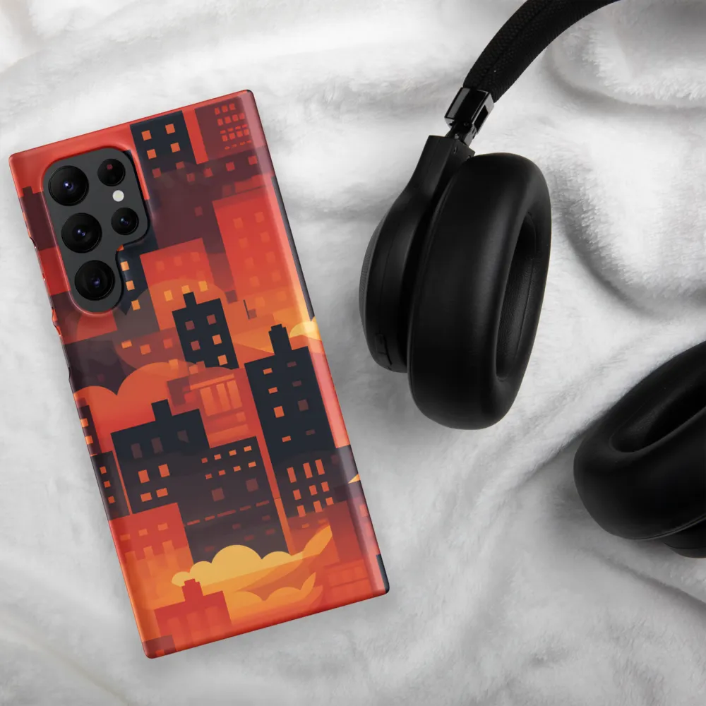 Radiance of the Urban Horizon | Phone Case |  S22 Ultra | Snap Case | Matte