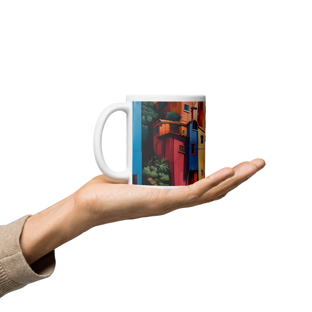 Whimsical Heights: A Vibrant Cityscape | Mugs | Multiple Sizes & Colors