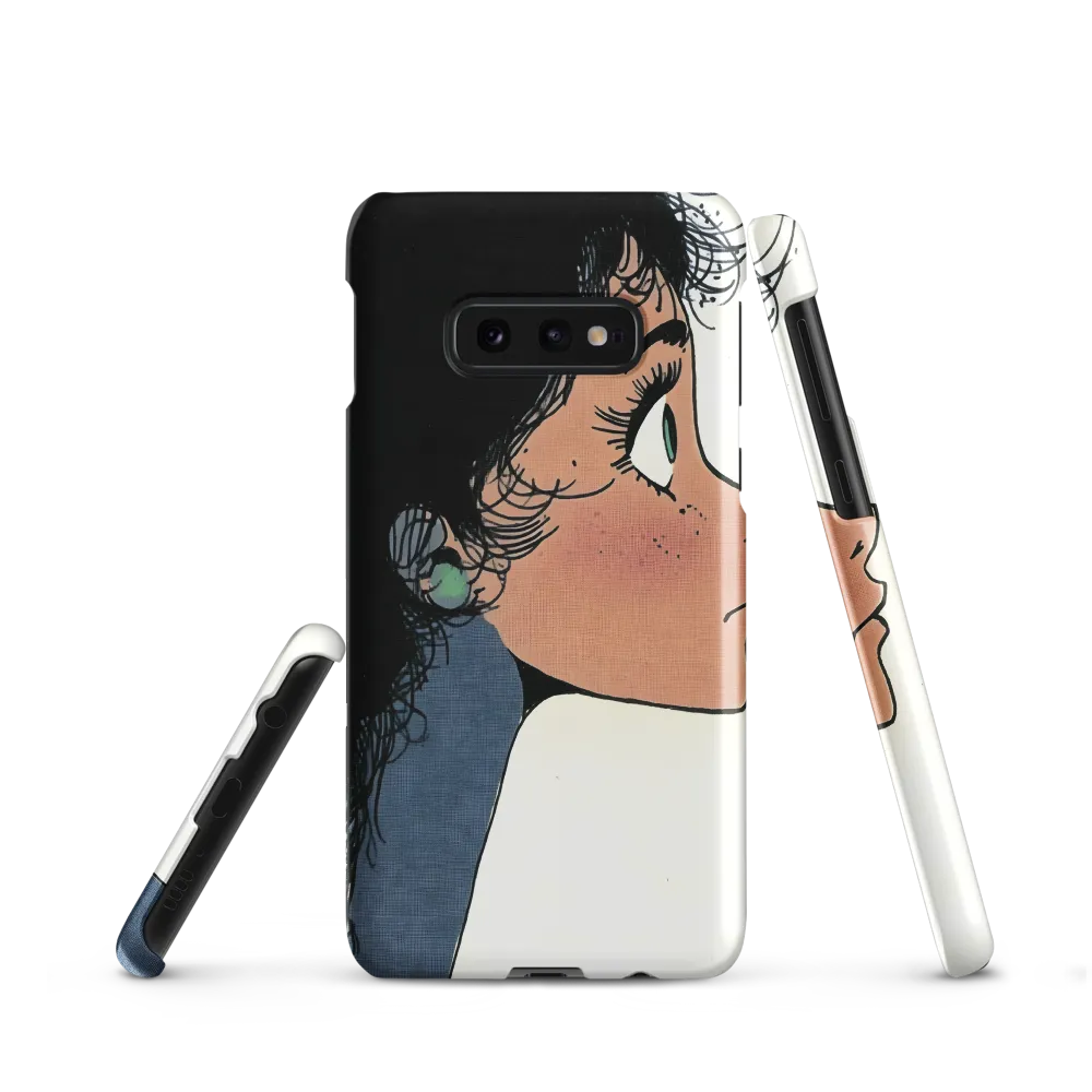 Whispers of Contemplation | Phone Case |  S10e | Snap Case | Matte