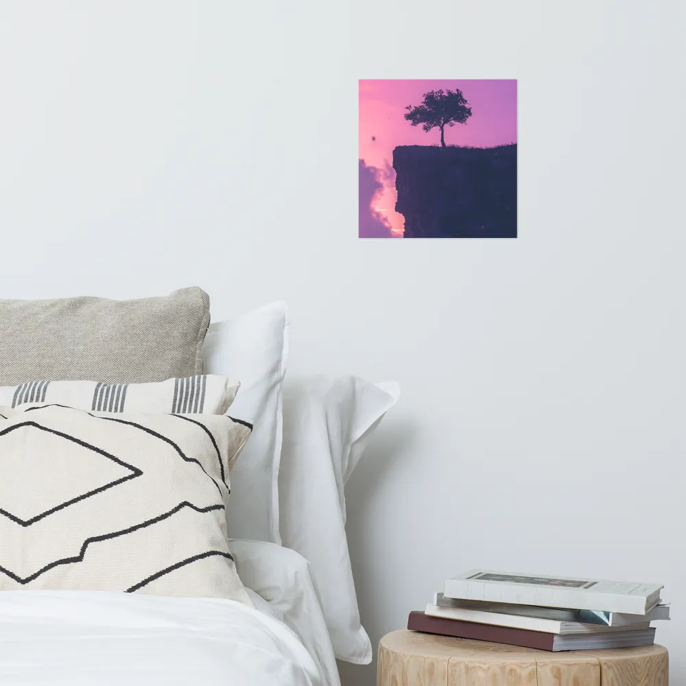 Solitude on the Edge | Poster | 12″×12″