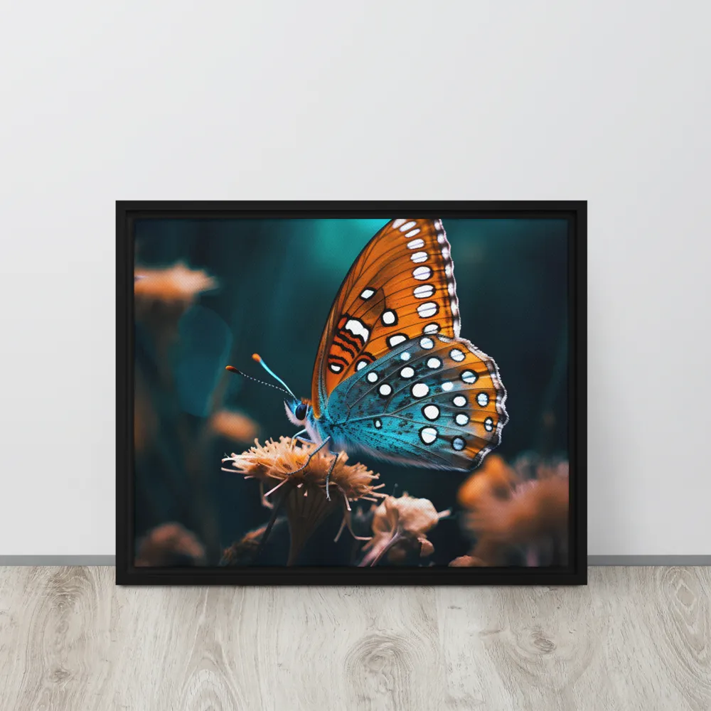 Whispers of Color: The Butterfly's Embrace