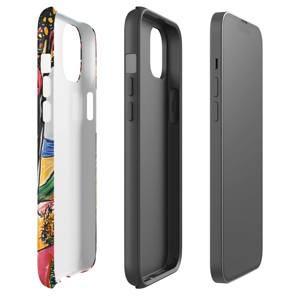 Vibrant Nature's Embrace | Phone Case |  14 Plus | Tough Case | Matte