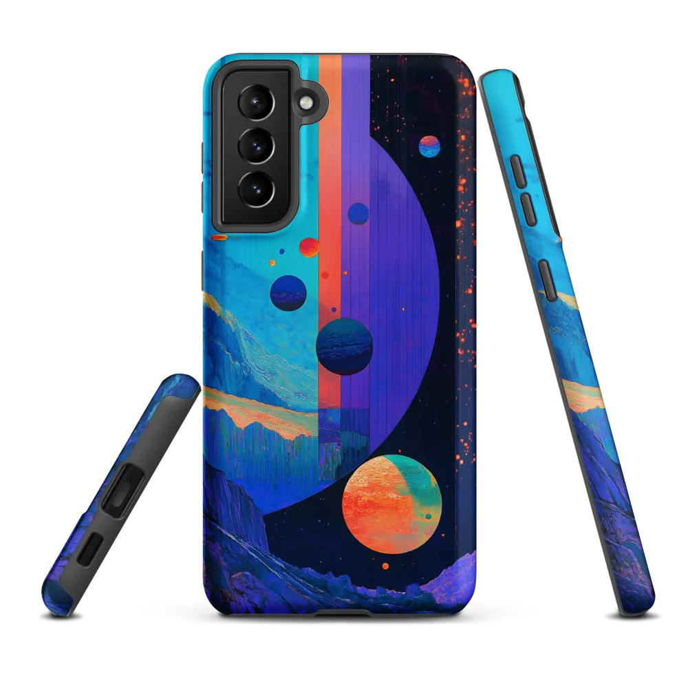 Celestial Harmony: A Surreal Exploration of Space | Phone Case |  S21 Plus | Tough Case | Matte