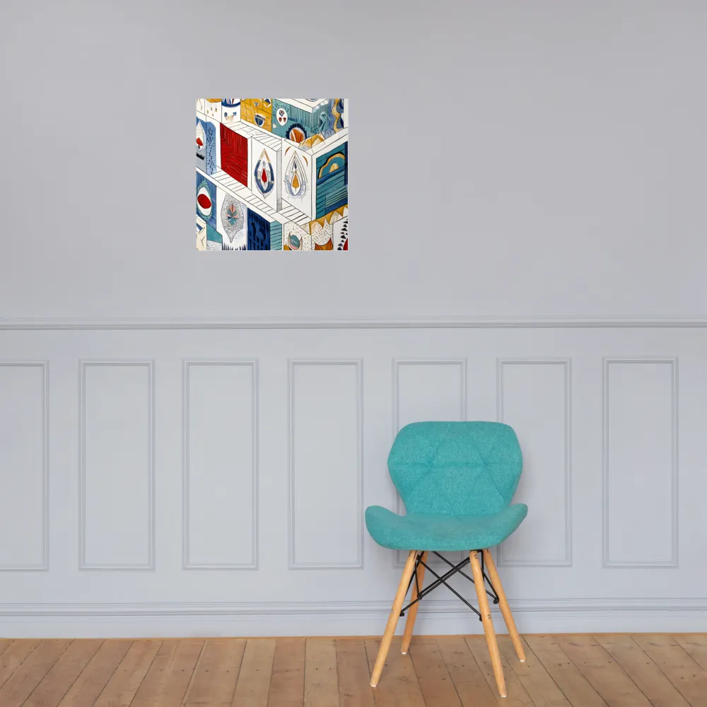 Symphony of Geometric Harmony | Poster | 18″×18″