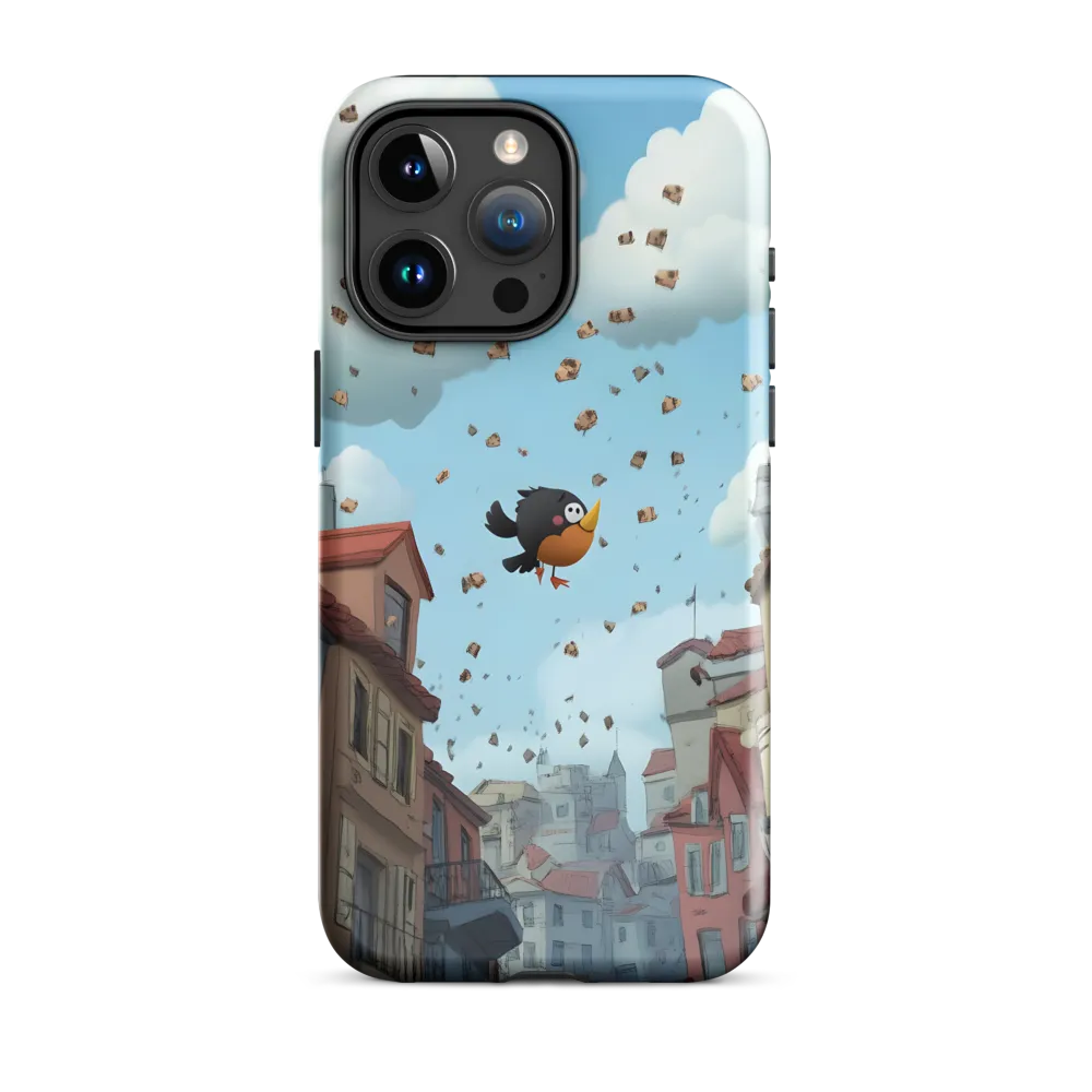 A Whimsical Flight Through Bread and Sky