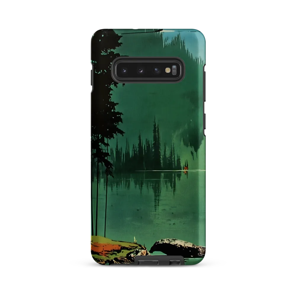Serenity Reflected: A Tranquil Lake Scene
