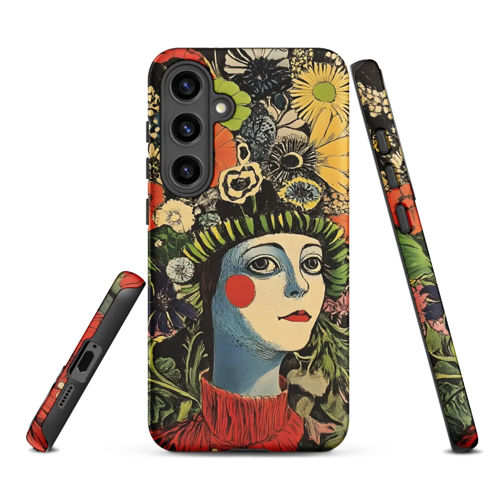 Floral Whimsy: A Portrait of Nature's Embrace