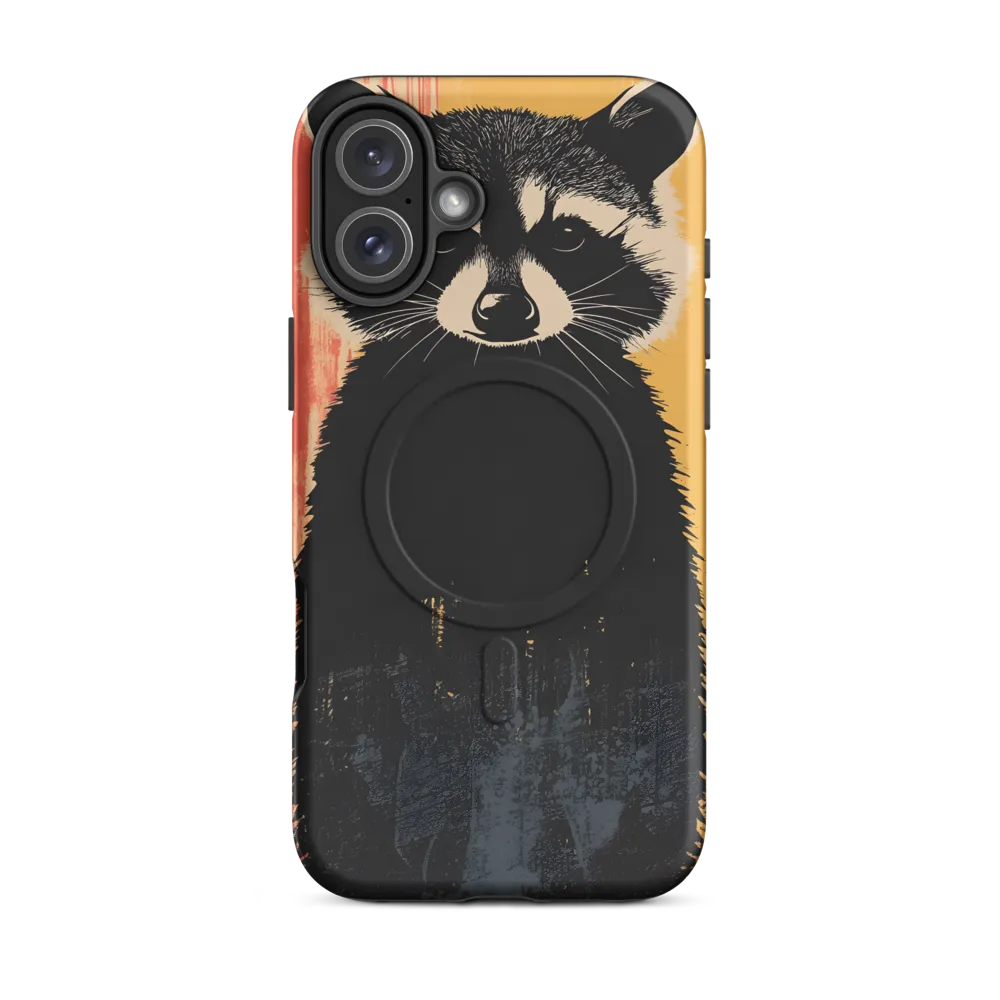 Whimsical Raccoon Portrait