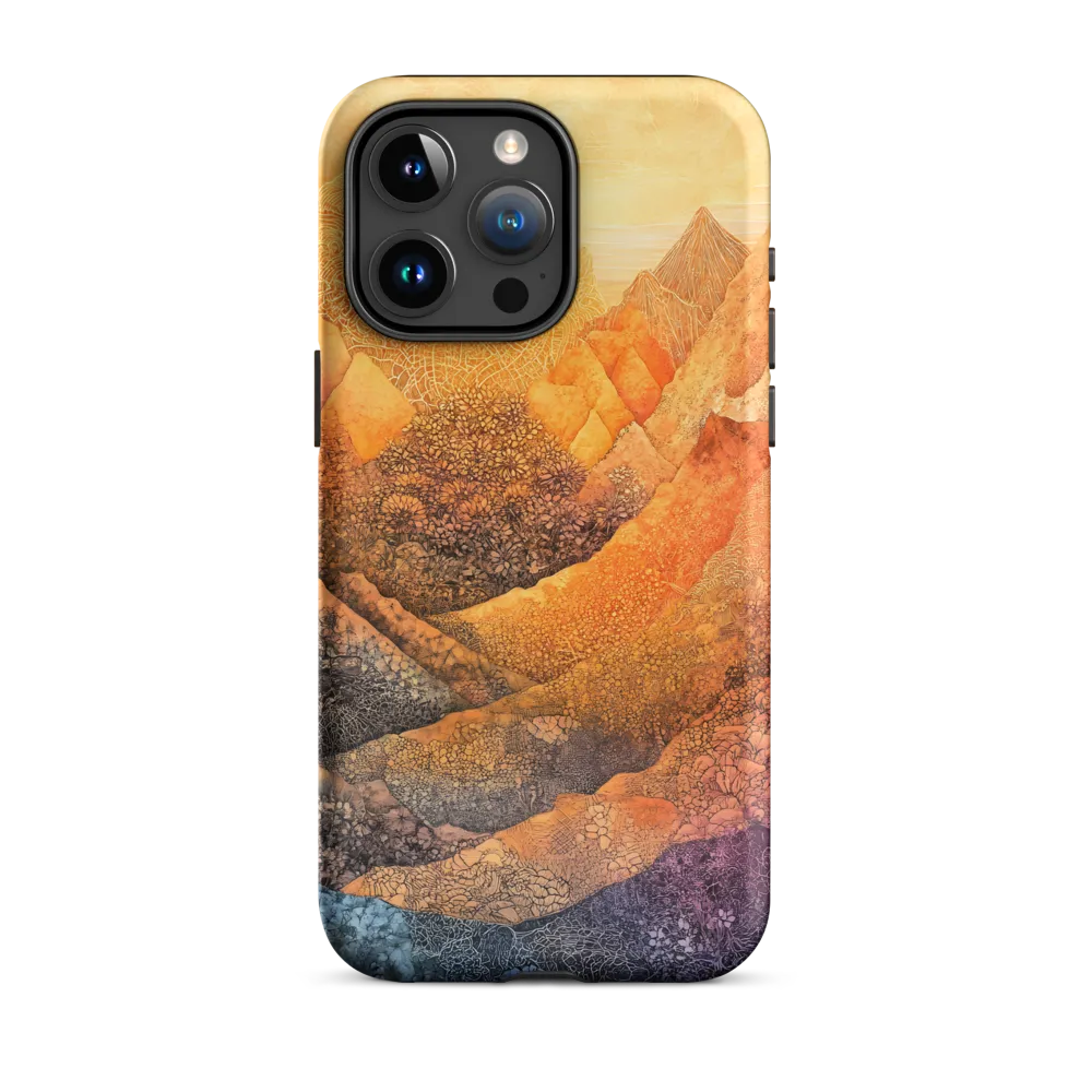 Serene Peaks of Color