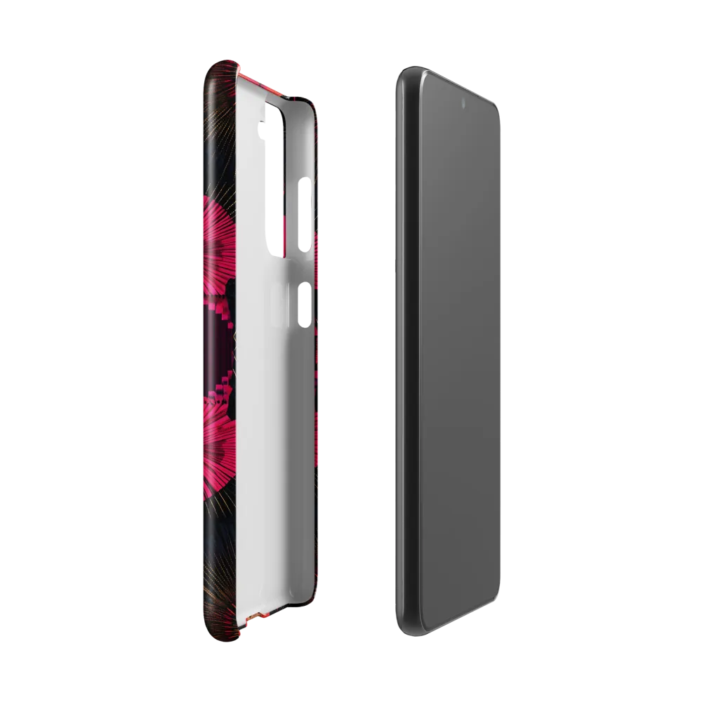 Dynamic Geometric Symphony | Phone Case |  S21 | Snap Case | Glossy