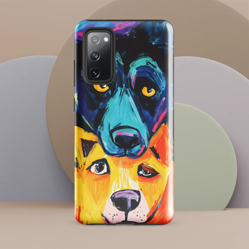 Vibrant Companions: An Expression of Canine Spirit