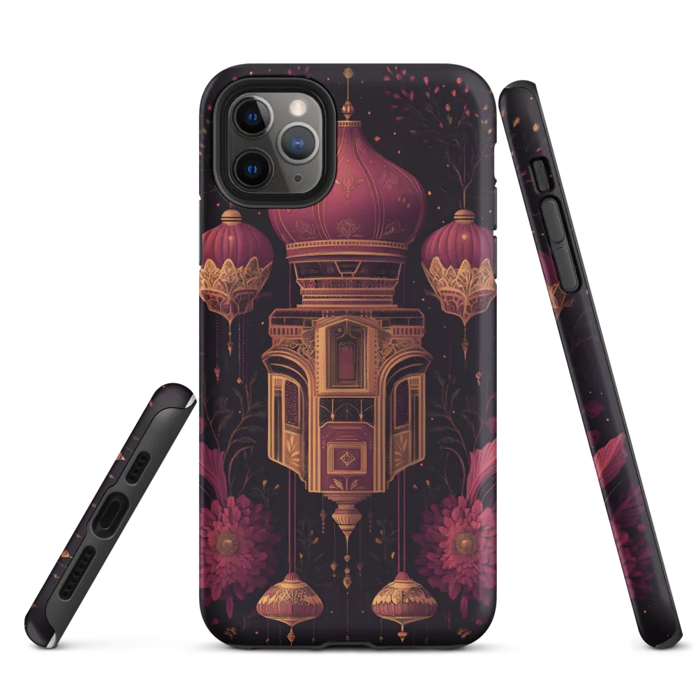 Ornate Harmony: A Digital Floral Architecture | Phone Case |  11 Pro Max | Tough Case | Matte