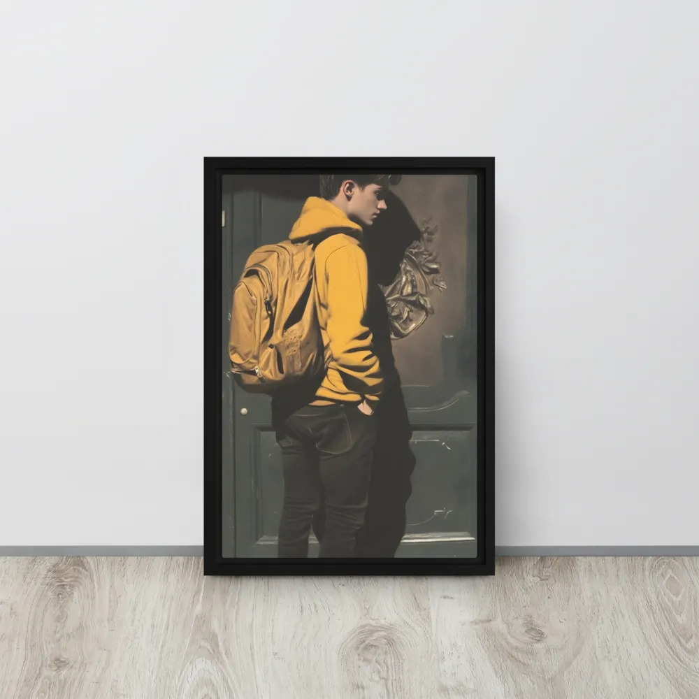 Silent Reflection | Canvas with Black Frame | 12″×18″