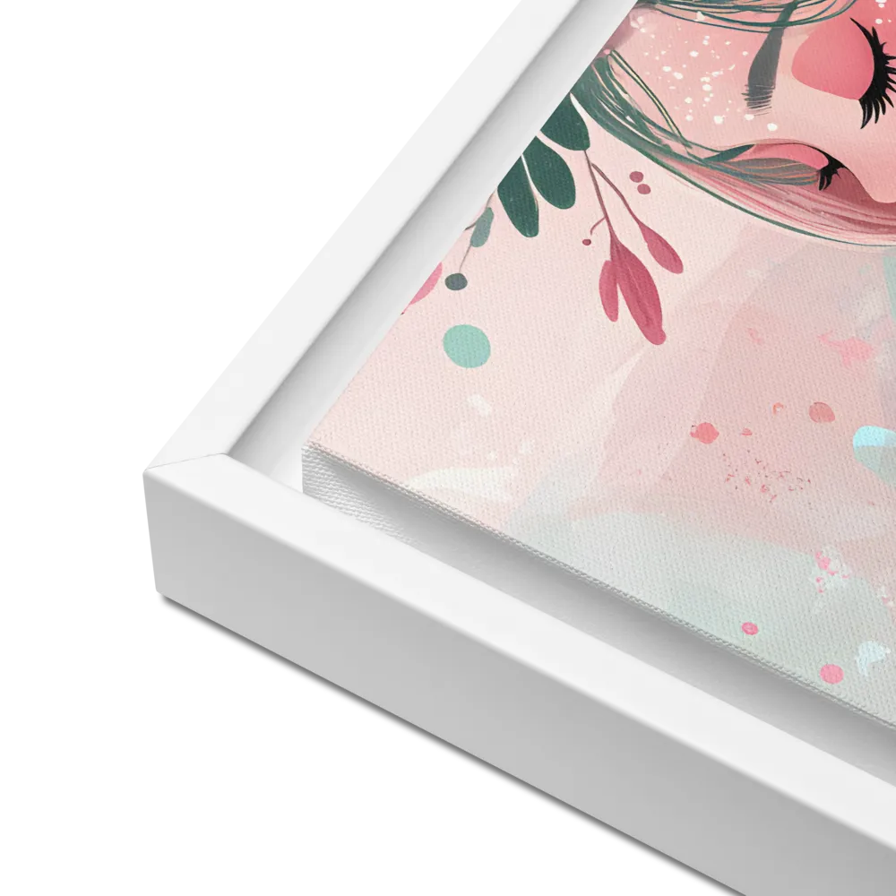Whispers of Nature | Canvas with White Frame | 12″×16″