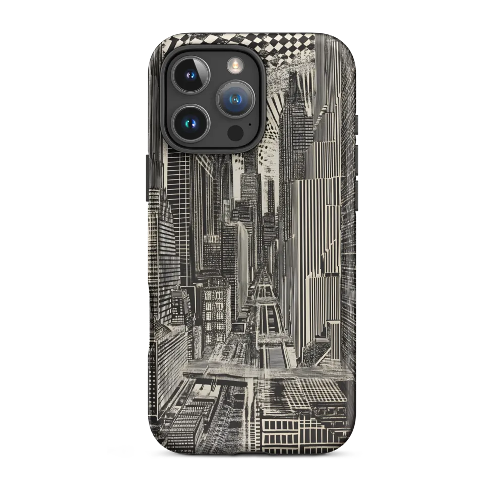 Urban Dreams: A Surreal Cityscape | Phone Case |  16 Pro Max | Tough Case | Matte