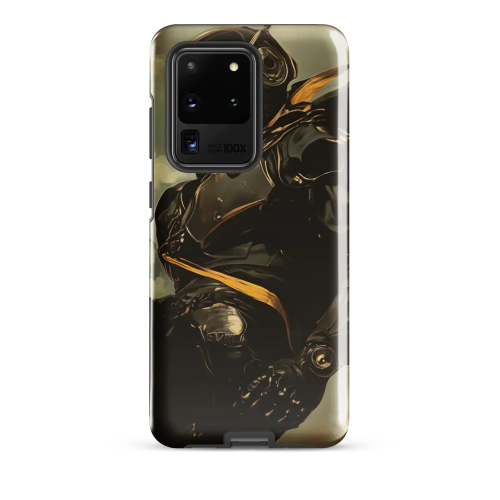Ethereal Explorer: The Enigmatic Astronaut | Phone Case |  S20 Ultra | Tough Case | Glossy
