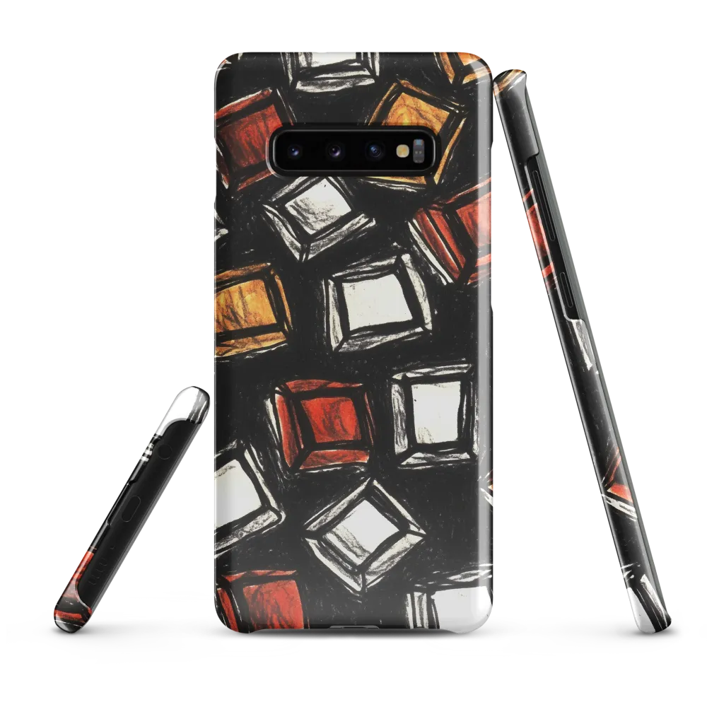 Reflections in Geometric Form | Phone Case |  S10 Plus | Snap Case | Glossy