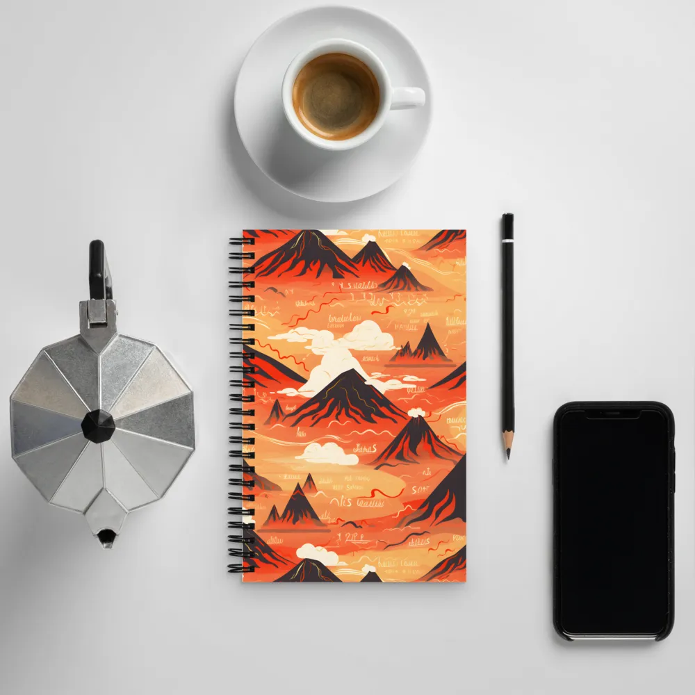 Whispers of the Volcano | Spiral Notebook