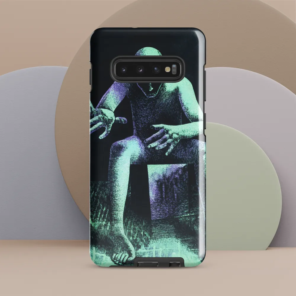 Contemplative Silence | Phone Case |  S10 Plus | Tough Case | Glossy