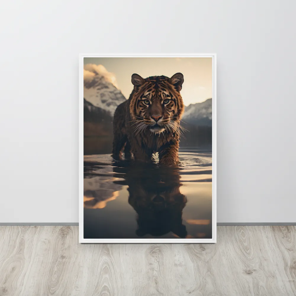 Majestic Reflection: The Tiger's Domain