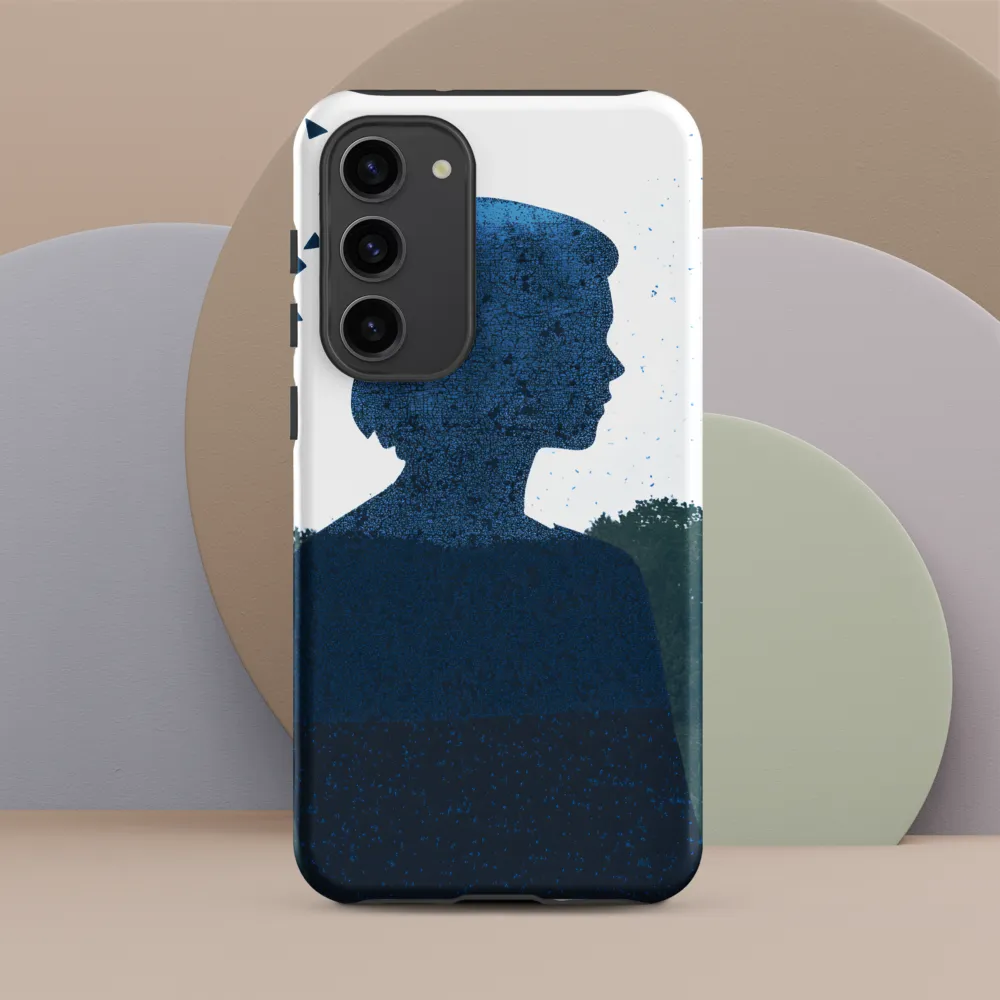 Blue Contemplation | Phone Case |  S23 Plus | Tough Case | Matte